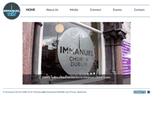 Tablet Screenshot of immanuelchurchdublin.org